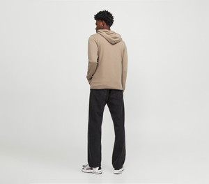 Vente en gros de sweats à capuche personnalisés avec impression bouffante, logo, épais, 430 g/m², avec fermeture éclair intégrale, surdimensionnés, unis - Product Image 3