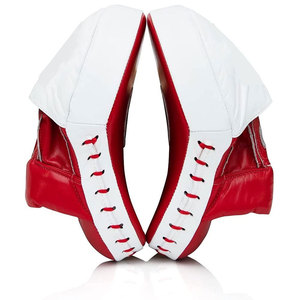 Almohadilla de enfoque de patada de cuero PU curvada duradera personalizada para entrenamiento de boxeo - Product Image 5