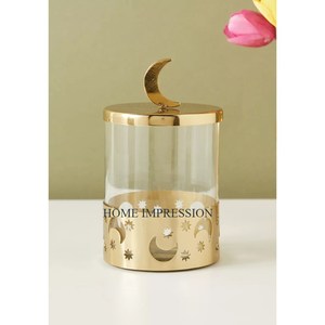 กระปุกใส่เหยือกแก้วสำหรับห้องครัวอุปกรณ์ตกแต่งโต๊ะทำจากเหล็กขัดเงาขอบทำจากเหล็กเคลือบเงาลายผีเสื้อ - Product Image 4