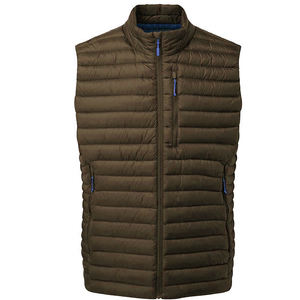 Vente en gros de gilet matelassé pour hommes, veste sans manches épaisse isolée avec fermeture éclair pour hommes, gilet d'hiver matelassé pour l'extérieur - Product Image 4