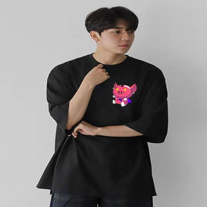 Camiseta en blanco lisa de gran tamaño con hombros caídos para hombre de alta calidad, camisetas de algodón sueltas con logotipo personalizado para hombres y mujeres - Product Image 1