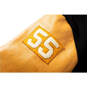 Veste universitaire unisexe sur mesure OEM, veste de sport d'hiver, broderie, patch en chenille, patchwork, imperméable, respirante - Product Image 6