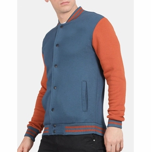 Chaqueta de béisbol universitaria para hombre OEM Custom Team Varsity Letterman Jacket Chaqueta de bombardero de invierno de alta calidad - Product Image 5