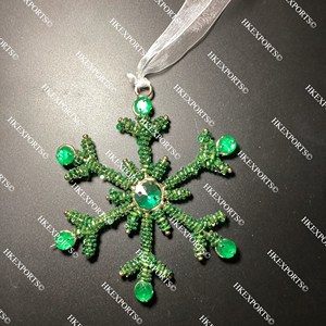 ลูกปัดหลากสีแบบแฮนด์เมดของตกแต่งต้นคริสต์มาสเครื่องประดับแขวนสำหรับเทศกาลวันหยุดเครื่องประดับลูกปัดทำมือตกแต่งคริสต์มาส - Product Image 1