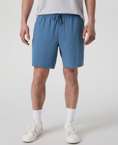Pantalones cortos de lana ecológicos de cintura alta de verano para hombre, nuevo estilo, transpirable, patrón sólido, fondos activos con cierre de cordón - Product Image 6