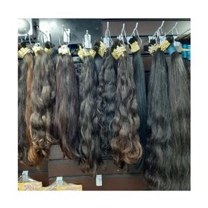 Extensiones de cabello humano 100% a granel, estilo superior, Color ondulado, doble peso, trama sedosa, proveedor de DHL, ofrece proveedor natural sin procesar, ofertas de DHL - Product Image 5