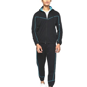 Chándal personalizado para hombre, sudaderas con capucha de algodón y poliéster para hombre, chándal de nailon con bloque de color para mujer - Product Image 5