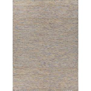 พรมลายเรขาคณิต Abrash Adwv-13047 ทำจากขนสัตว์และใยวิสโคส สีชมพูและสีม่วง สำหรับใช้ในบ้าน - Product Image 1