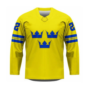 Maillot de hockey sur glace personnalisé avec logo, prix de gros, sublimation, meilleure arrivée, vêtements de sport d'équipe, prix de vente le plus bas, maillot de hockey sur glace - Product Image 1