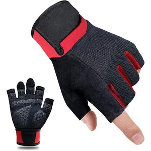 Gants d'entraînement de gymnastique tactique demi-doigt Accessoires de cyclisme d'exercice de compression - Product Image 2