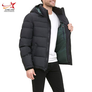 Veste matelassée d'hiver pour hommes de dernière qualité résistante à l'eau et col montant vêtements de gros décontractés - Product Image 2