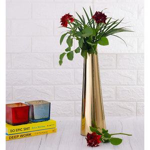 Venta al por mayor jarrones hechos a mano decorativos oro metal florero para eventos fiesta y hogar interior exhibición floral jarrones al por mayor - Product Image 5