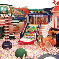 Projet de parc de jeux intérieur de la marque Yideli, très rentable, conception commerciale personnalisée avec des matériaux plastiques, espace de divertissement