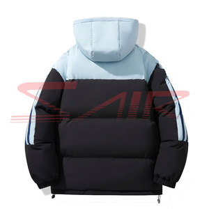 High Quality Custom Casual Canvas Waterproof Puffer <b>Jacket</b> Winter Professional Manufacturer's <b>Plus</b> <b>Size</b> Coat with Zipper Closure - Product Image 2
