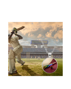 Cadena de Aleación Deportiva Clásica del Equipo de Cricket Sudafricano con Diseño de la Bandera Nacional - Regalo Novedoso y de Moda - Product Image 4