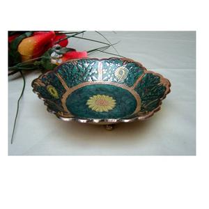 Tazón para Servir Ensaladas con Diseño Decorativo Grabado a Mano, para el Hogar, Hoteles y Restaurantes, con Motivos de Dátiles y Chocolate - Product Image 3