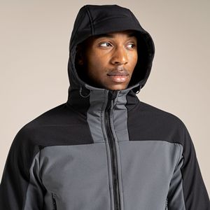 Vestes Softshell pour hommes de qualité supérieure Haute performance Bonne qualité Veste d'extérieur coupe-vent Col montant Matériau imperméable - Product Image 3