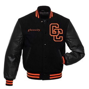 Blouson universitaire professionnel en gros avec doublure matelassée et broderie de patch en chenille de haute qualité, personnalisation de la marque, prix - Product Image 6