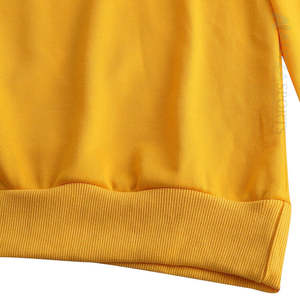 Sudadera con Capucha para Hombre, Color Amarillo Mostaza, Tejida, Forrada, Suave, Cálida, Informal, para Invierno, Estilo Urbano - Product Image 5