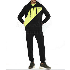 Conjunto deportivo para hombre de estilo único con chaqueta de manga larga y pantalones ajustados, diseñado para mayor comodidad y moda urbana diaria. - Product Image 1