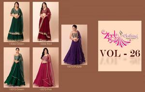 Georgette Designer Lehenga Choli Collection Full Catalog available at wholesale rate, premium collection at wholesale rate. - Product Image 6