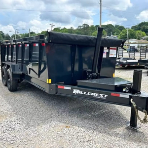 Mini remorque à benne basculante 2 à 3 tonnes 5 tonnes remorque de tracteur agricole remorque à benne basculante hydraulique à bas prix - Product Image 1