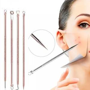 Kit de Eliminación de Puntos Negros Myrva con Herramienta Extractora de Acero Inoxidable para el Cuidado de la Piel del Rostro, Eliminación Efectiva de Espinillas y Puntos Negros, Modelo - Product Image 1