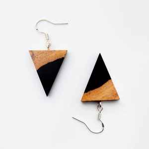 Pendientes colgantes de madera con forma de círculo superventas de La India por ABDUL REHMAN ENTERPRISES - Product Image 1