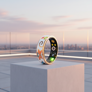 2026 Women Stainless Steel Smart Ring NFC Payment Heart Rate SpO2 Temperature Sleep Fitness Tracker - Product Image 5