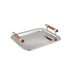 Vaisselle de service en vrac en forme de rectangle de meilleure qualité Plateau de service en métal de luxe pour le service dans les hôtels - Product Image 2