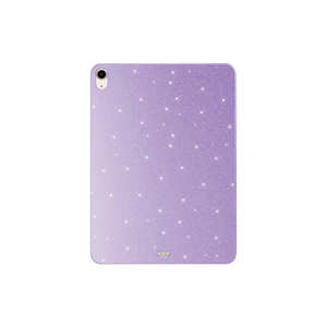 Étui pour tablette Netzy en coton texturé de luxe pour iPad Air 10.9 2020 (4ème génération) - Paillettes brillantes - Lilas - Convient aux enfants - Modèle Mini - Numéro de modèle Pro - Product Image 1