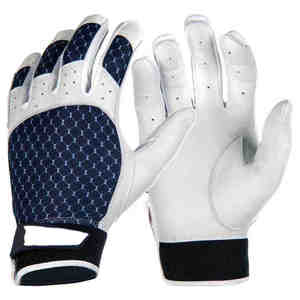 Guantes de béisbol de cuero Cabretta suave de ajuste personalizado de alta calidad, transpirables, cómodos en rosa, azul, guantes de bateo personalizables - Product Image 2