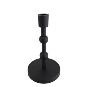 Bougie décorative en fer antique faite à la main support de pilier en cuivre noir fini personnalisé pour la décoration de Noël à la maison - Product Image 4