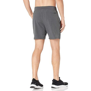 Wholesale <b>Men's</b> Gym <b>Shorts</b> High Quality Cotton Casual Plain Fitness Style Solid <b>Pattern</b> Black Custom Logo Design Plain Dyed - Product Image 5