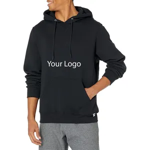 2024 thực hiện Hoodies Áo nỉ dài tay áo unisex tùy chỉnh vải mô hình thoáng khí cần thiết hoodie màu xanh và trắng