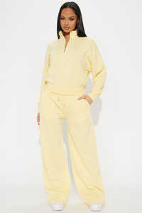 Venta caliente personalizado Casual conjunto de dos piezas 1/4 Sudadera con cremallera deportes ropa informal suelta Conjunto de sudadera y pantalón sólido para mujer - Product Image 6