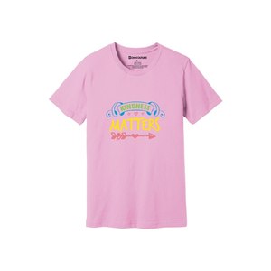Camiseta de algodón 100% con temas de bondad, estampado de estilo informal, 12 opciones de color, 160-180, colocación de diseño personalizable GSM pesado - Product Image 3