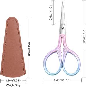 Tijeras para Uñas de Alta Calidad Hechas de Acero Inoxidable en Color Rosa, Tijeras para Cutículas, Tijeras para Uñas de Bebé - Product Image 5