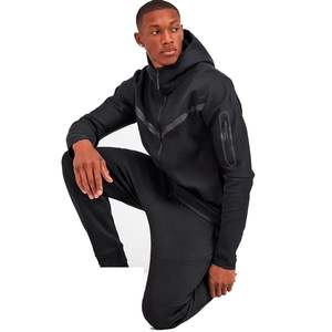 Conjuntos Deportivos para Hombre de Talla Grande con Logotipo Personalizado de Fábrica SFI, Conjuntos de Jogger de Marca Privada, Tejido de Algodón Premium y Felpa Técnica - Product Image 4