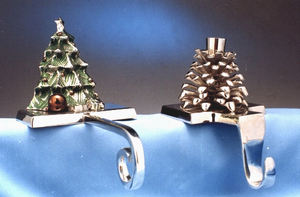 Support de bas de Noël en métal élégant fait à la main nouveau présentoir de cheminée décoratif élégant pour la décoration de la maison de vacances - Product Image 4