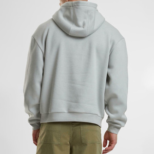 Hombres 420GSM Heavyweight Pullover Hoodie Venta al por mayor Ropa de calle de gran tamaño 100% Mezcla de algodón con logotipo personalizado Imprimir a bajo costo - Product Image 2