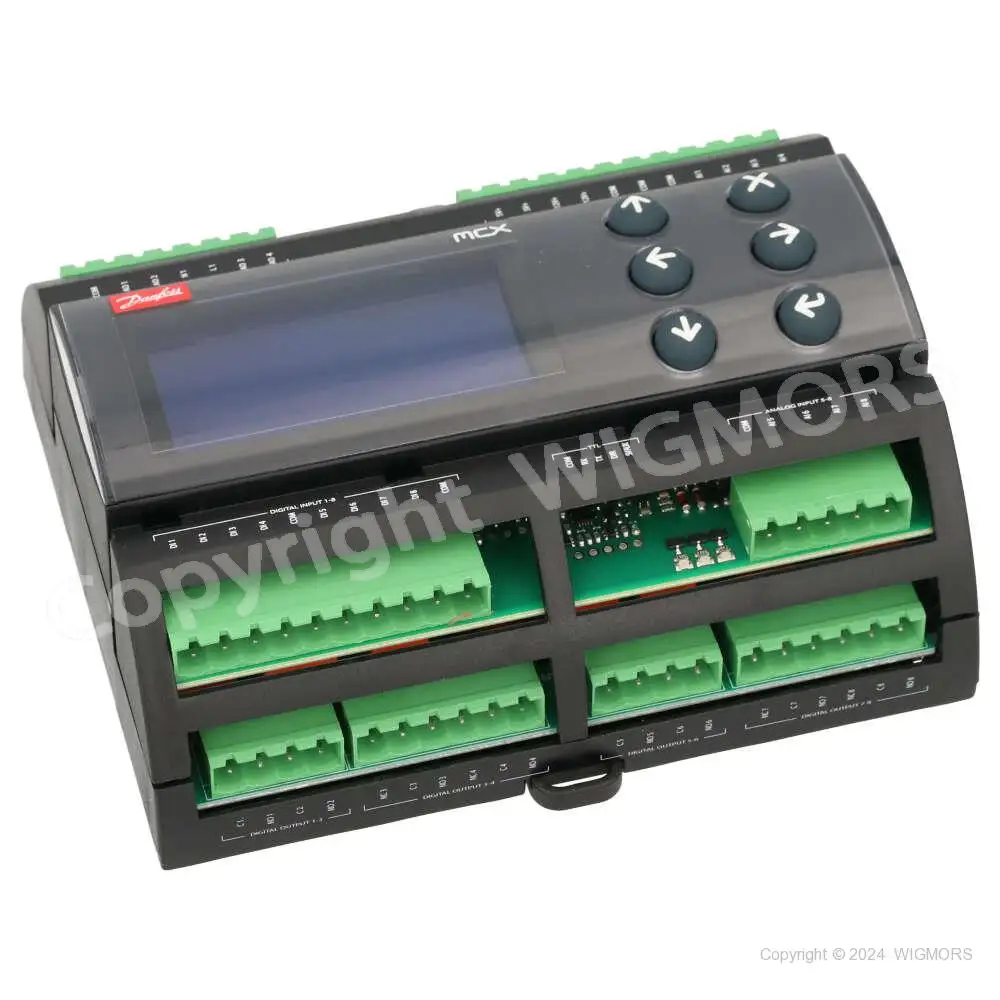 Danfoss Program. controlador, 8 relés, MCX08M2, 080G0310