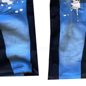 กางเกงวอร์มผ้าซักกรดสำหรับผู้ชายทรงบานออกแบบออกแบบได้ตามต้องการ - Product Image 4