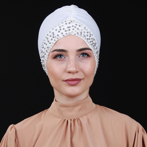 Écharpes hijab pour femmes, vêtements islamiques, Bonnet en pierre à perles, mode islamique, produits turcs, robes modestes, nouvelle collection, - Product Image 1