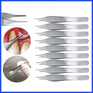 Premium Quality Adson 12cm Tweezer Pinzas Instruments for Medical Dental and Surgical Procedures by Vaslcare - Product Image 1
