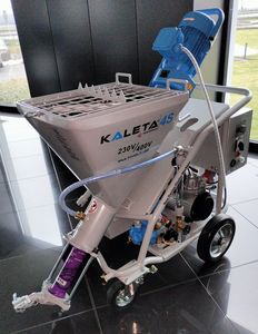 Unidad de enlucido Kaleta-4S Multivoltaje 230/400V 160kg Tolva de 100L Transporte Horizontal de 10m Garantía de 1 Año - Product Image 5