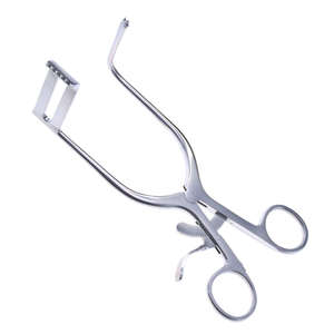 Ducker Fuente de alimentación manual 70/20mm L Hook Spine Retractor con hoja izquierda Instrumentos quirúrgicos de acero por Surgiright Instrument - Product Image 1