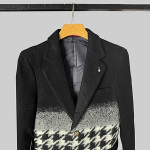 Manteau long élégant pour homme en laine écologique, chaud et épais pour l'hiver, coupe élégante de qualité supérieure, idéal pour le bureau, les voyages, le style décontracté et la mode. - Product Image 5