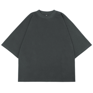 OEM Oversized Solid Premium Quality Boxy Loose Fit Streetwear <b>Tshirts</b> Drop Shoulder Cotton O-neck Wholesale Bulk 100% Organic - Product Image 1