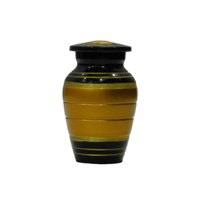 High Quality Aluminium Cremation <b>Keepsake</b> Urn With Engraving Pewter Finished Metal Funeral Urns <b>For</b> Human <b>Ashes</b> - Product Image 2